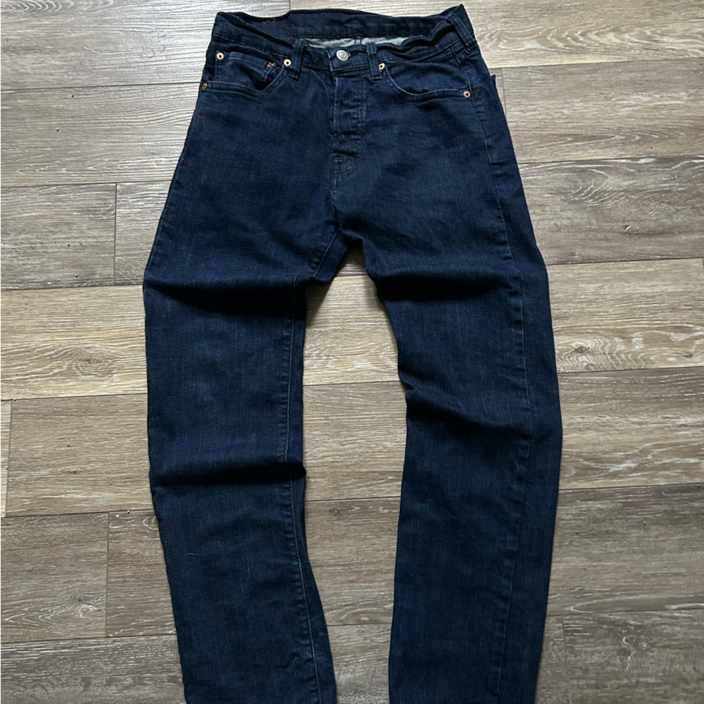 Levi's 501 Men's Deep Indigo Straight Jeans